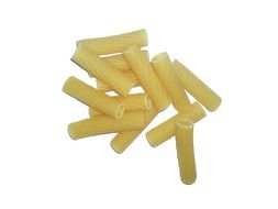uncooked tube pasta, macro