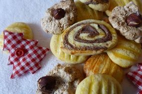 Delicious sweet Christmas cookies