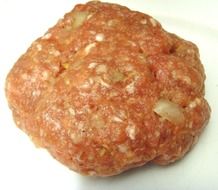 minced meat in the form of patties