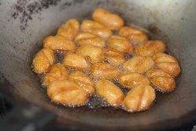 deep fried buns