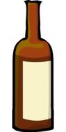 drawing of liquor bottle