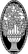 vase with ornament as an illustration