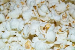 white popcorn in cinema