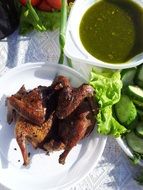 fried quail