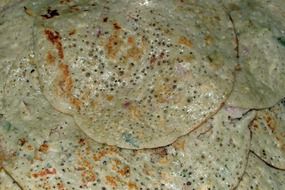 dosa thin pancakes in India