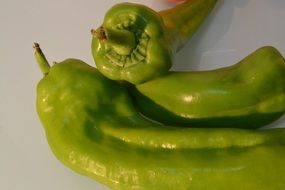 green pepper on the table