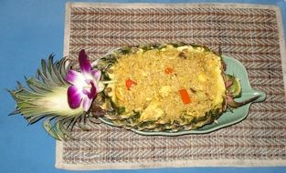 pineapple rice, thailand