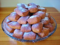 small donuts on a plate
