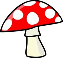 mushroom red cartoons drawing