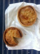 homemade english pies lunch