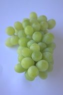 Healthy green grapes