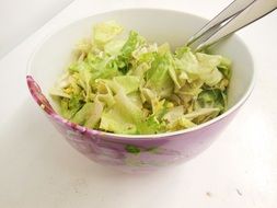 Green salad with corn