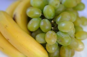 fruit grapes and banana