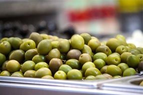 healthy green olives