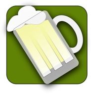 Beer in the glass clipart