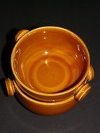 brown bowls for soup