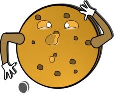 drawing funny cookies with face