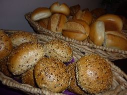 grain bread in buffet