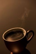 hot black coffe