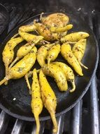 fried yellow pepper