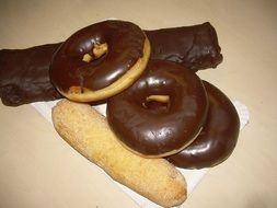 chocolate donuts