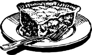 dessert piece drawing