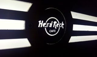 Sign of hard rock cafe