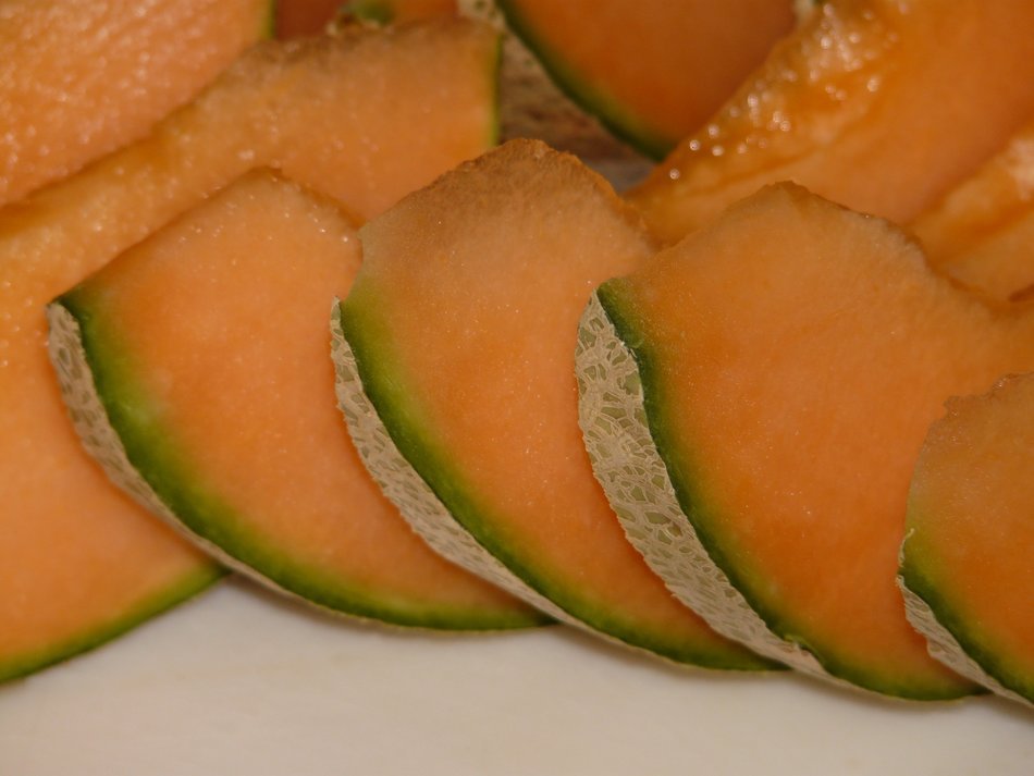 slices of muskmelon