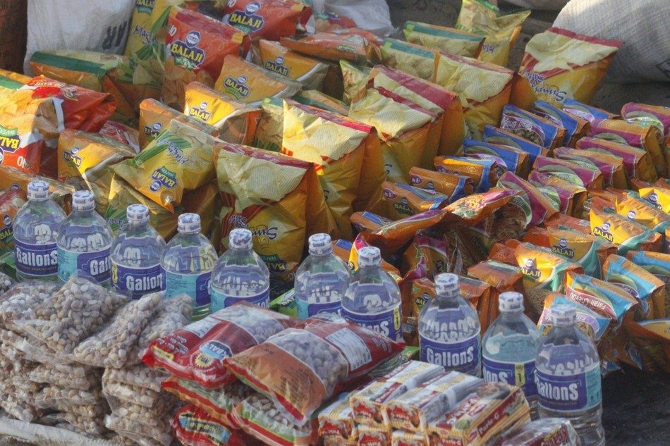 lots of snacks and water