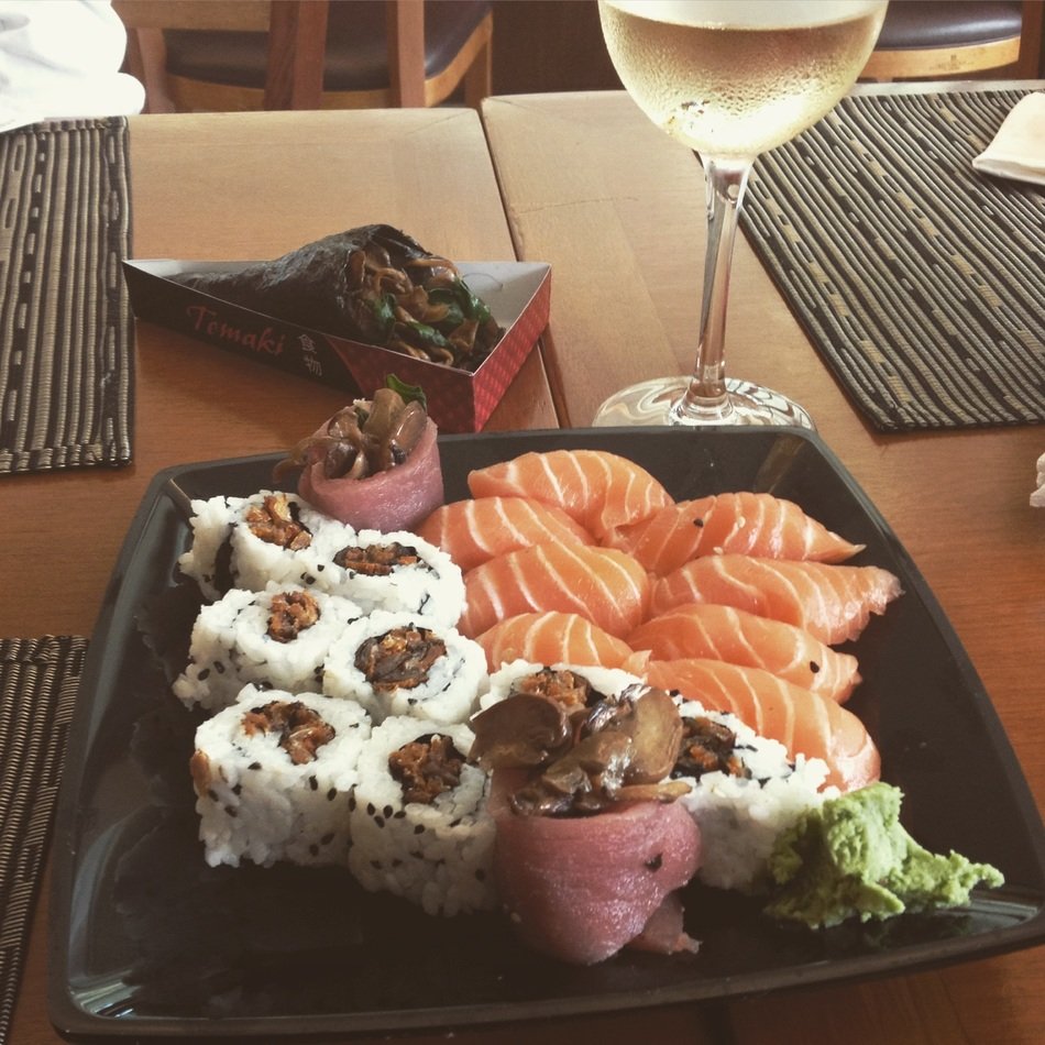 Sushi and sashimi in Japan