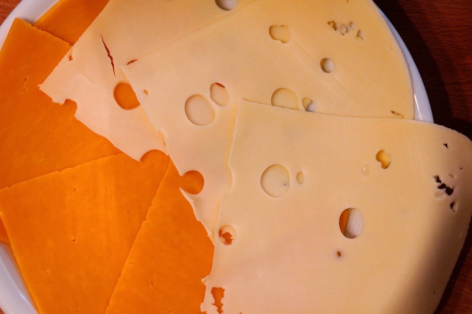 finely cut cheese