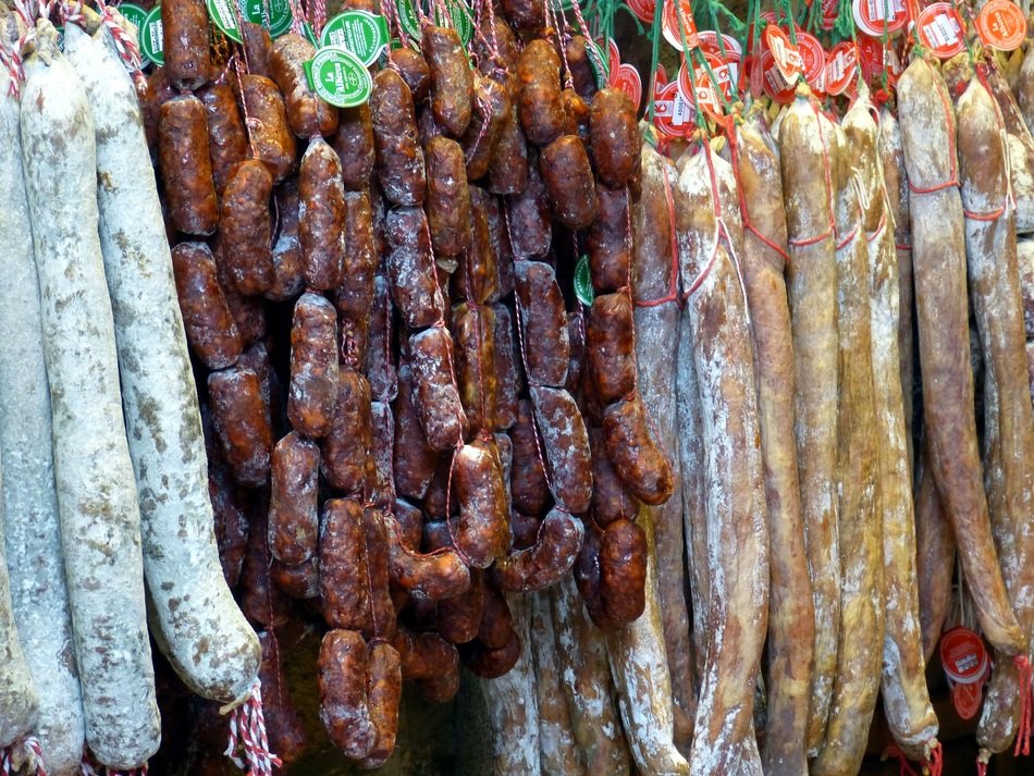 delicious smoked sausages