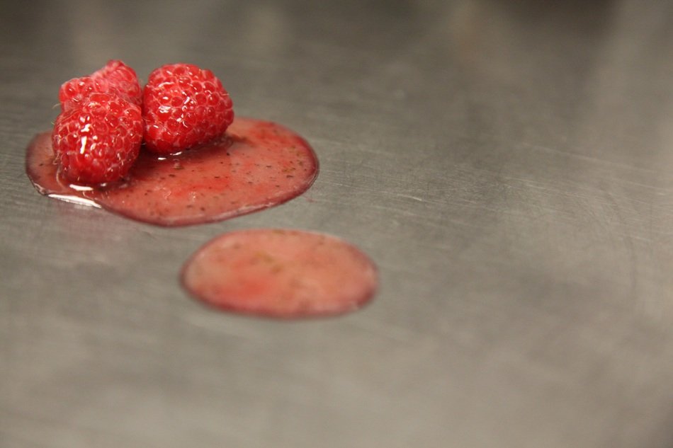 strawberries in syrup