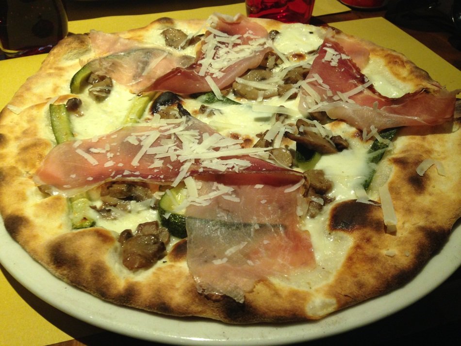 toasted italian pizza