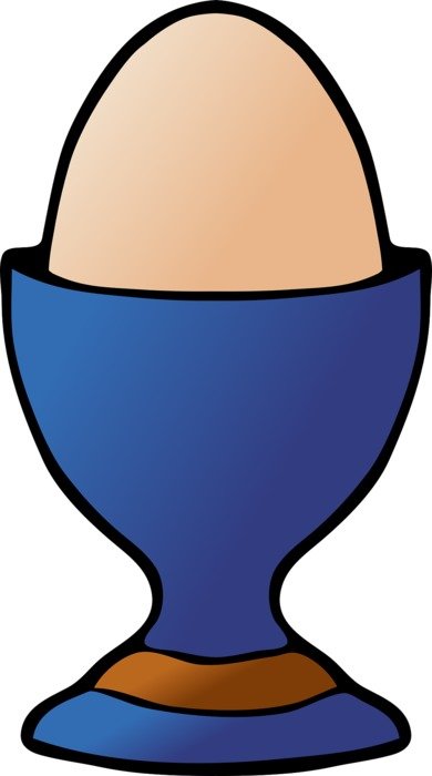 eggcup as a drawing