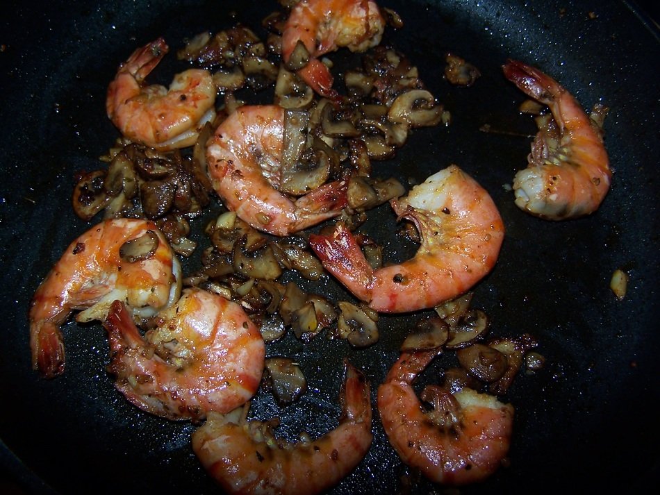 tasty and fresh scampi cook