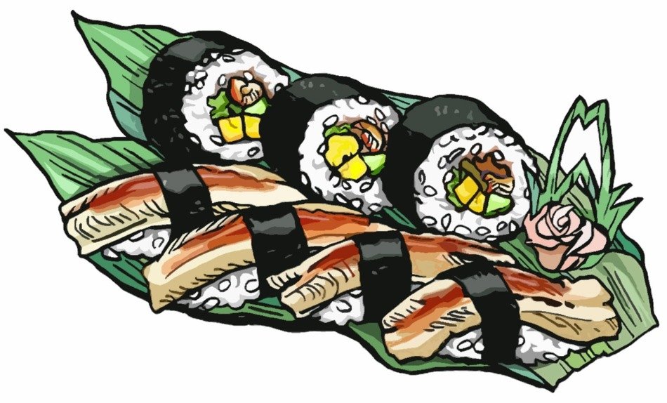 Picture of japanese sushi food