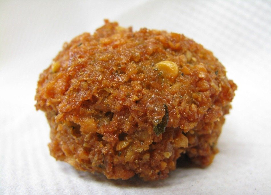 falafel with beans