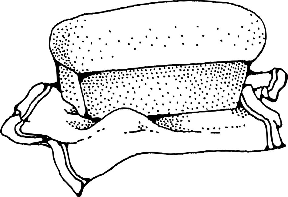 drawn cupcake on a towel