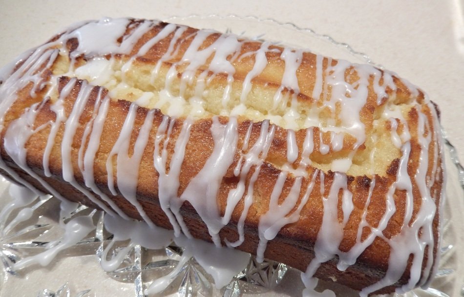 pastry with lemon icing