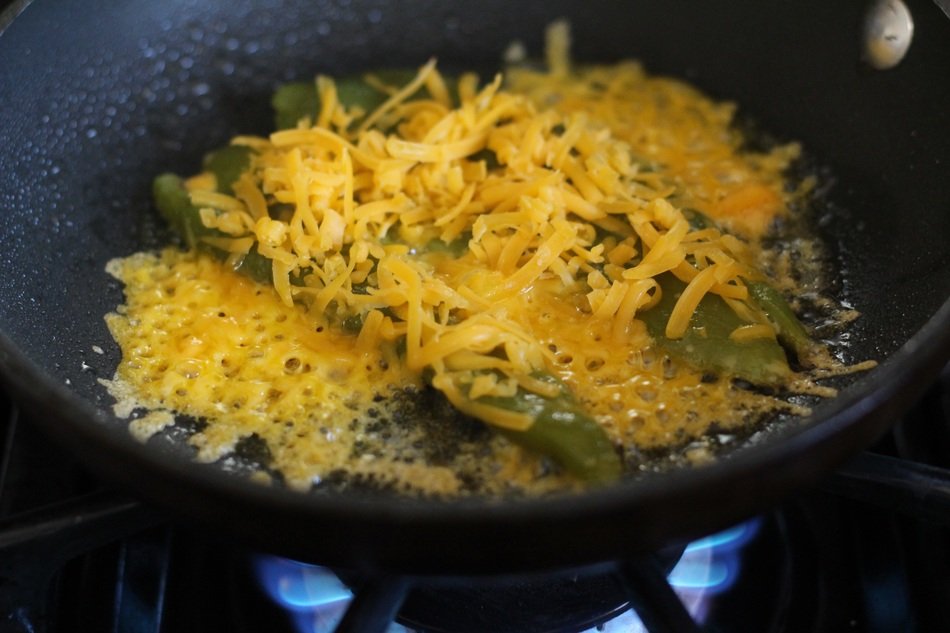 green chilies peppers with chees