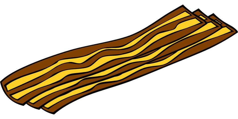Bacon slice clipart