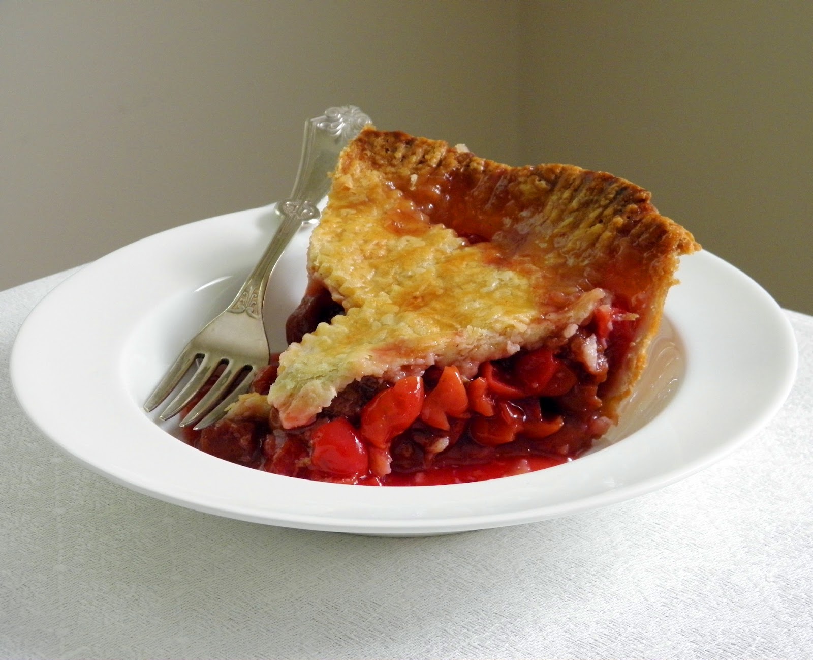 30+ Slice Of Cherry Pie Background