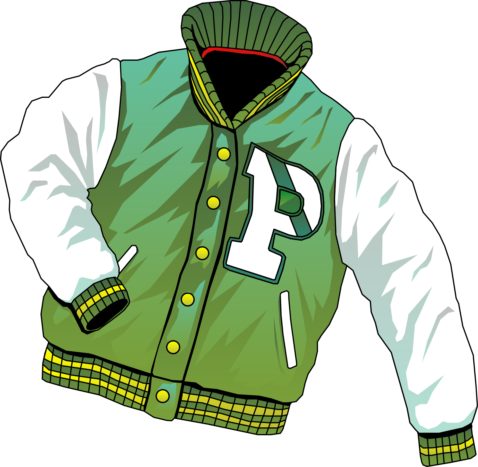 Colorful cartoon jacket clipart free image download