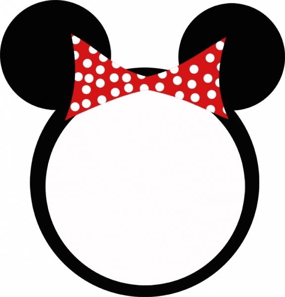 Minnie Mouse Ears Template N3 free image download