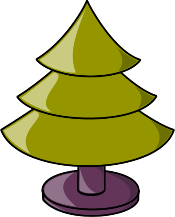 Plain Christmas Tree Clip Art N Free Image Download