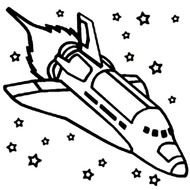 Space Shuttle Coloring Pages N2