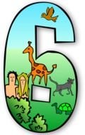 Creation Days Numbers drawing