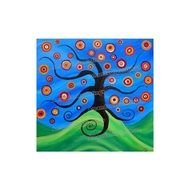 Blue Flower Oil Paintings On Canvas