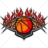 Basketball Flame Clip Art Free